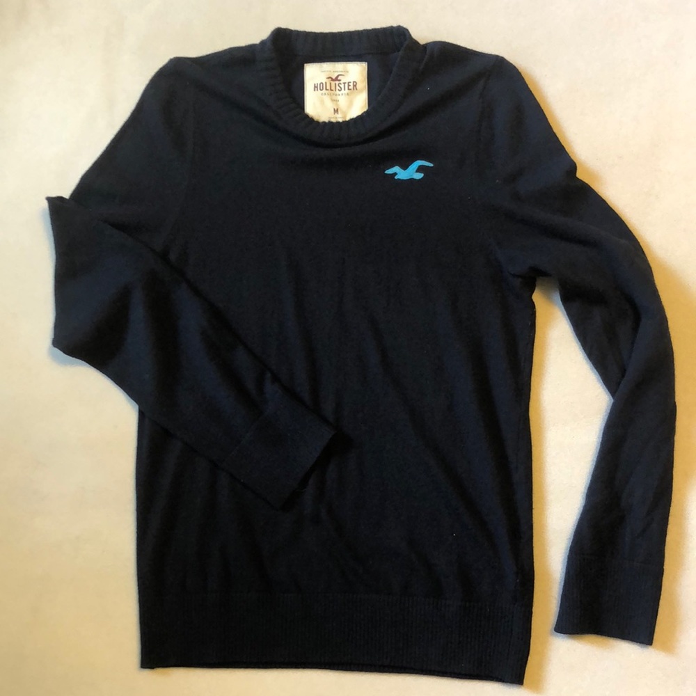 Men’s Navy Crewneck Hollister Sweater